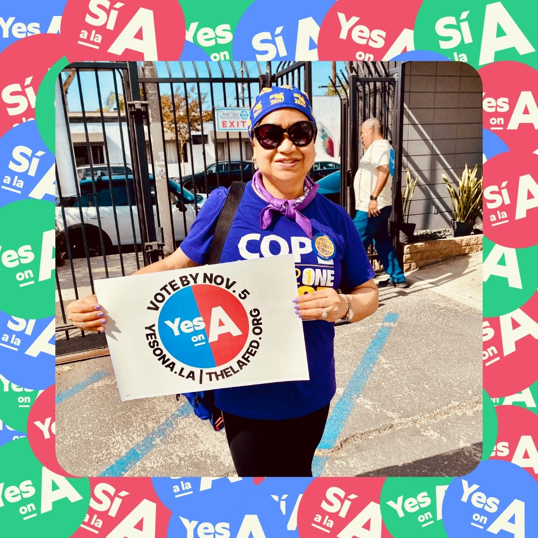 Meet Mabel Yumul, a proud member of <a href="/SEIU721/">SEIU 721</a>. As a mental health specialist on the frontlines providing care to LA's most vulnerable, Mabel knows the impact of accessing mental health services, and that's why she is voting #YesonA to keep these critical programs funded.