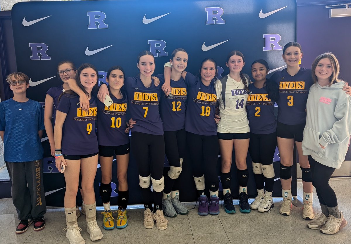 Thanks <a href="/athleticsRHS_nc/">Riverside Athletics</a> for having <a href="/TriangleDay/">Triangle Day School</a> to work on building skills!