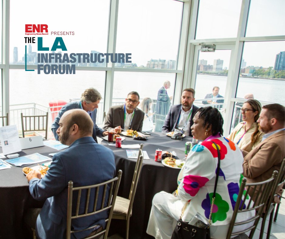Ready to connect with LA's top infrastructure leaders? Join us for Lunchtime Conversation Tables at the LA Infrastructure Forum. Limited seats—register now!

enr.com/la-infrastruct…

#LAIF2024 #InfrastructureLA #Networking