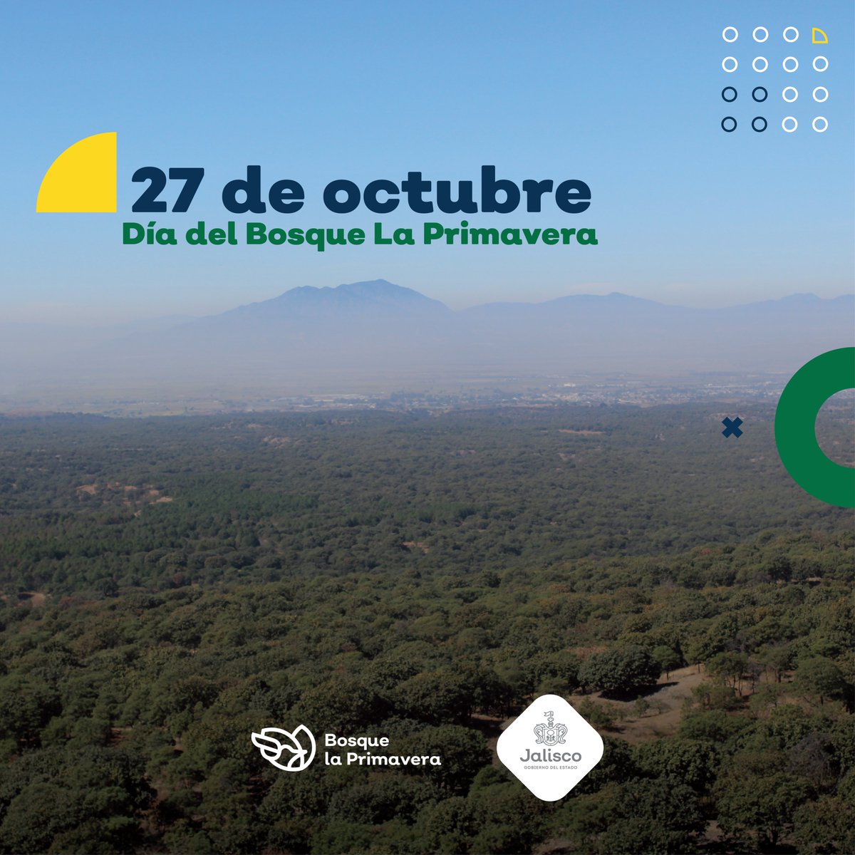 BosquePrimavera's tweet photo. Al dedicar un día al año al #BosqueLaPrimavera buscamos visibilizar la importancia de cuidar y proteger nuestro bosque para fomentar las visitas responsables que nos permitan evitar daños e incendios. https://t.co/IV0KuMDO7i
