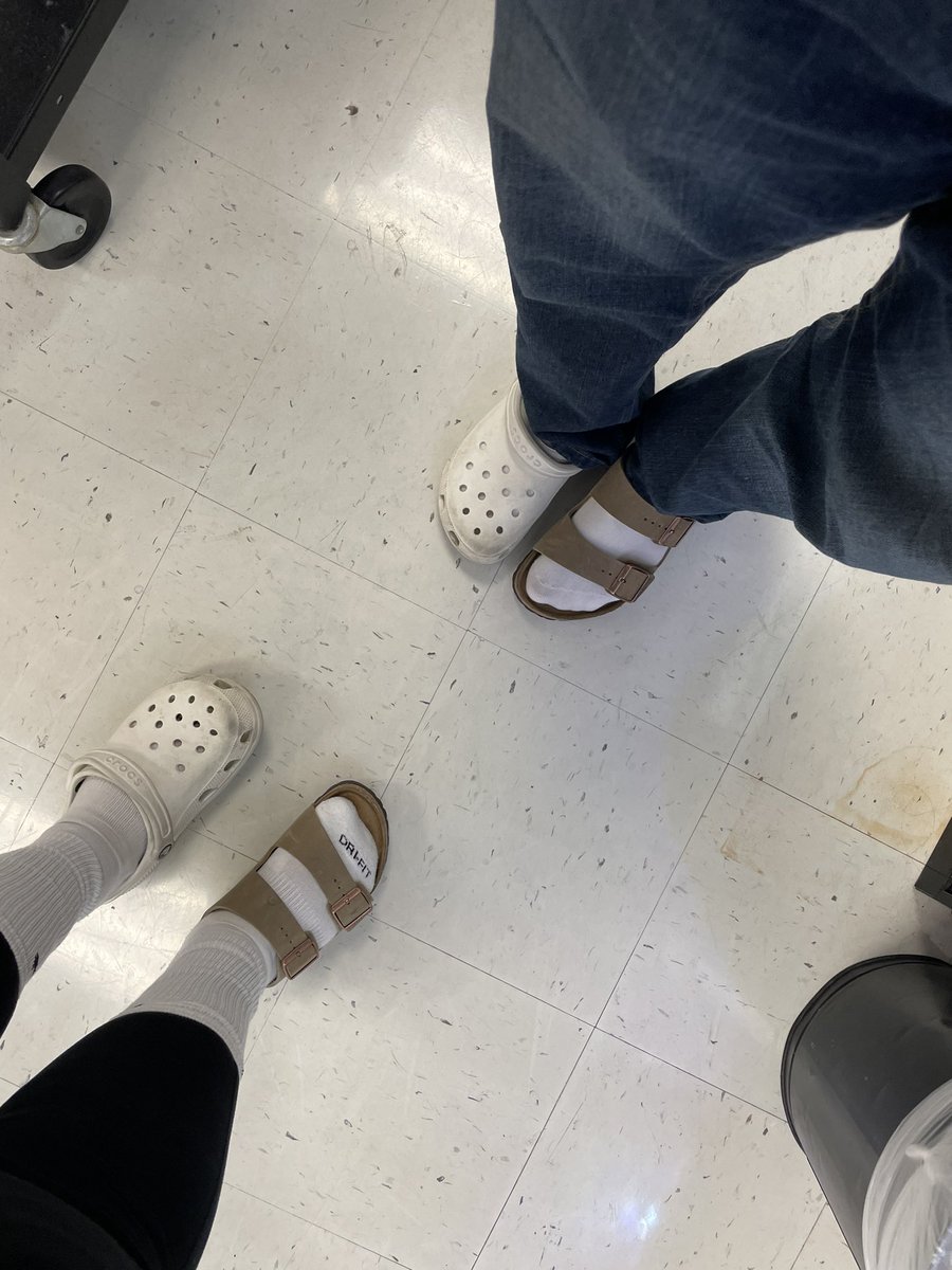 Do we look like middle schoolers? Today’s theme for Red Ribbon Week was Freaky Friday. Students dress like teachers and teachers dress like students! 
#rootedtejeda