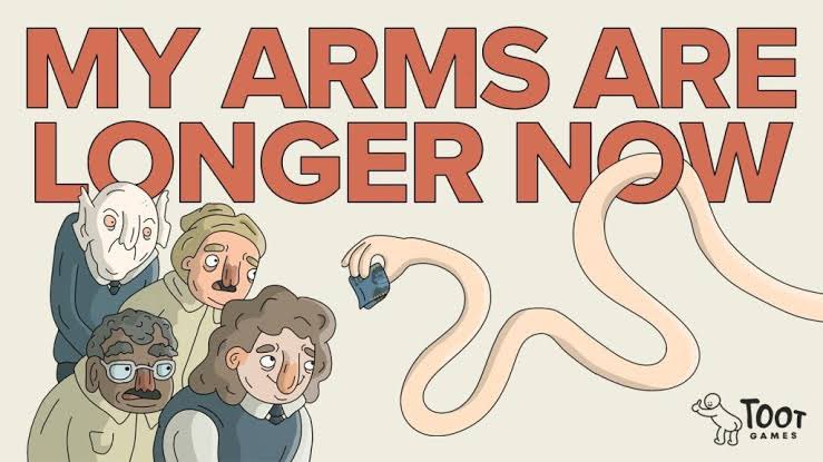 Have you ever wished your arms were longer?! 💪 Me too!!!! Come with me on a once in a life time experience to elongate those wiggly waggles in the INDI game My Arms Are Longer Now Demo from <a href="/ToOtStudio/">ToOt</a> 
7pm aedt TONIGHT on TWITCH <a href="/Stuffbysunshine/">Stuffbysunshine</a> 
#indigames #supportindi