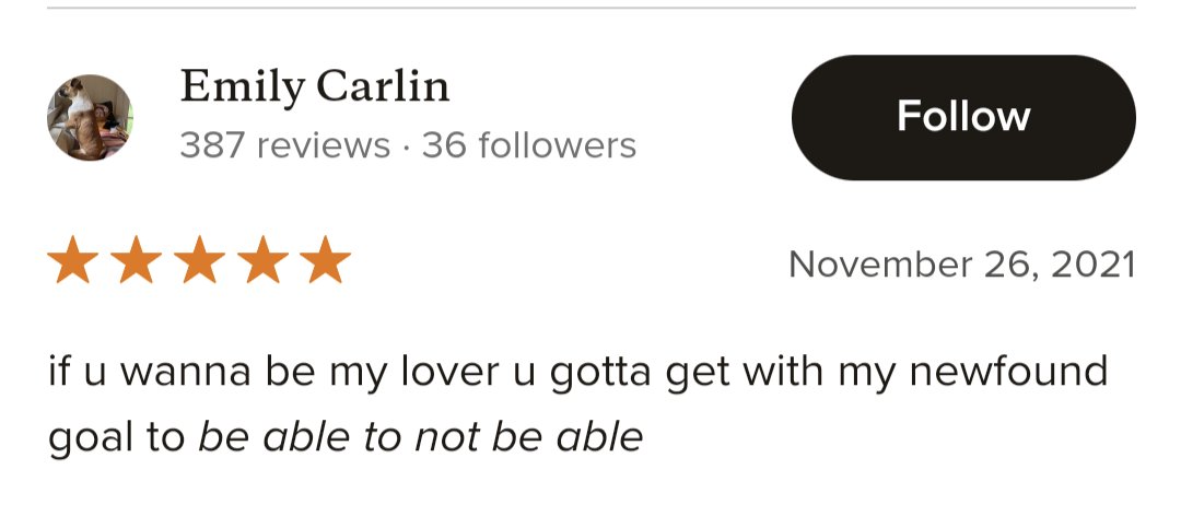 this is the best book review I have ever seen