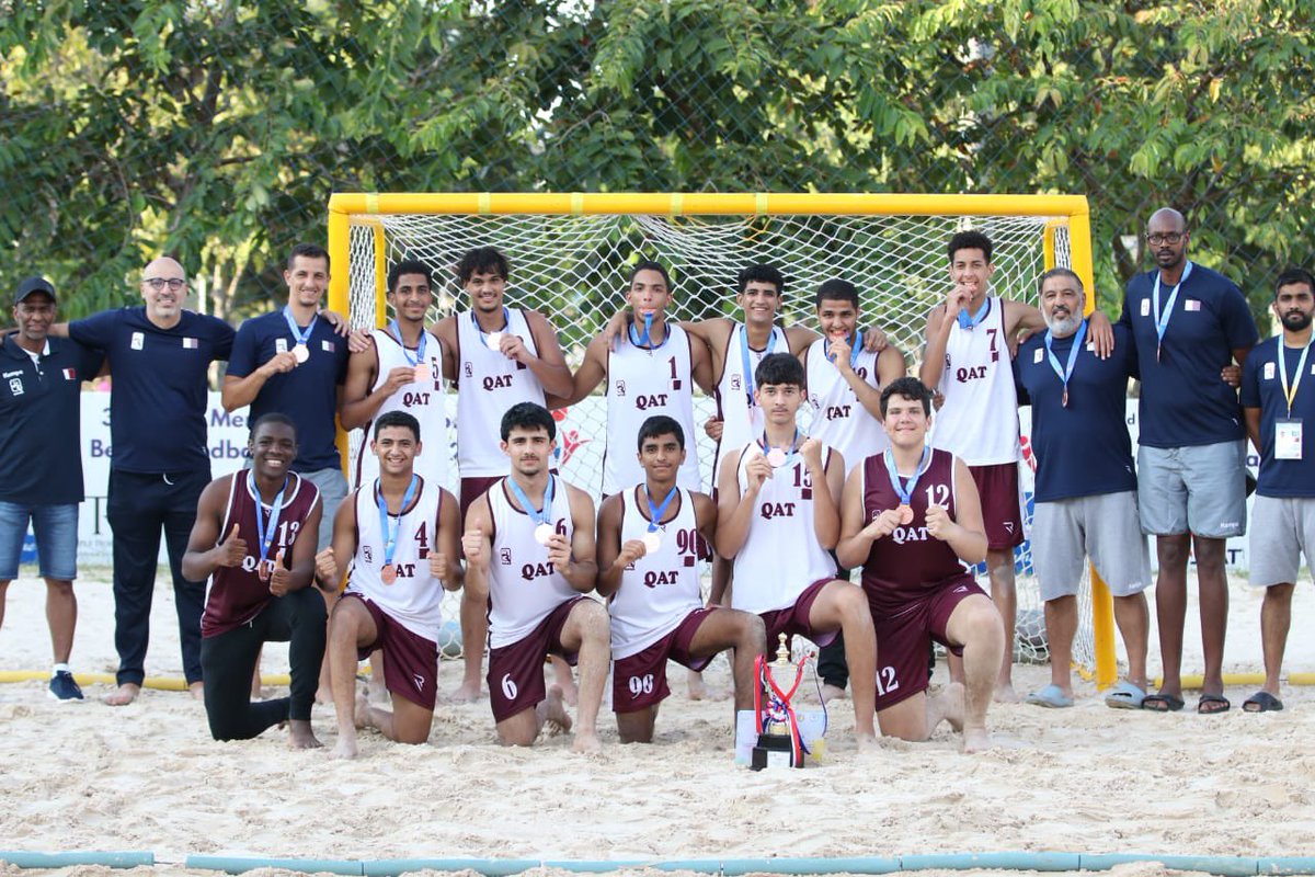 medobanco2's tweet photo. New commandos 
Qatar beach handball junior 
🇶🇦🇶🇦🇶🇦🇶🇦🇶🇦🥉🥉🥉🥉
Qualified to wch  Tunisia 🇹🇳 2025
Congratulations QHA https://t.co/s8KfqyWgb1