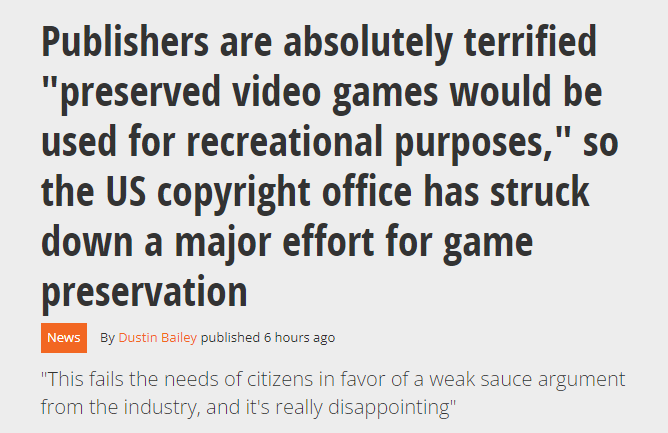 TheActMan_YT's tweet image. Huge L for the Game Industry