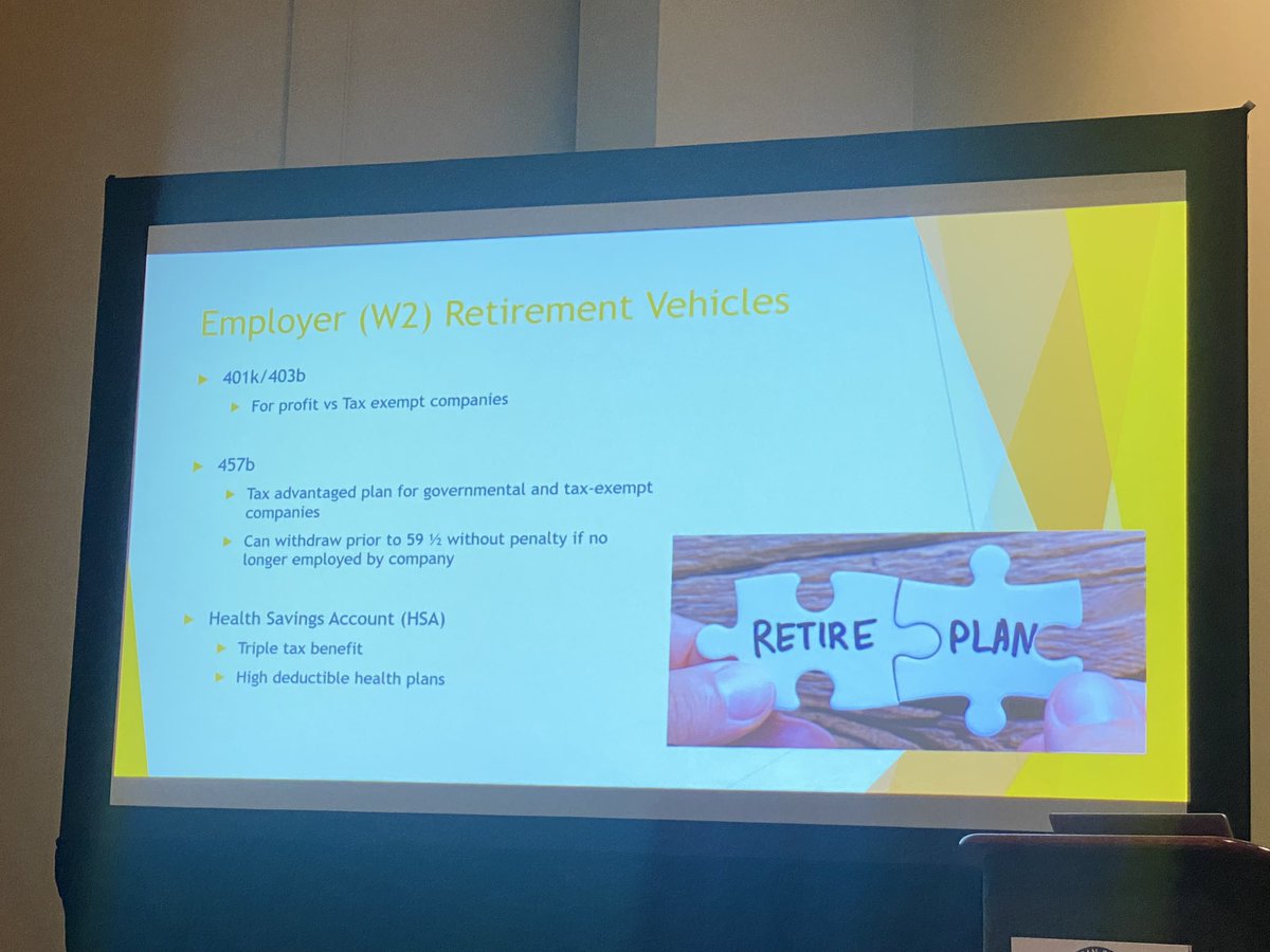 #ACG2024 How to think about your financial health @AnjuliLuthra_MD #WomenInGI workshop

💎Examine what you want from life
💎Practice the money habits to build it
💎Cover your basics 1st disability insurance -&gt; 401K -&gt; pay loan w +9% interest -&gt;diversify investments