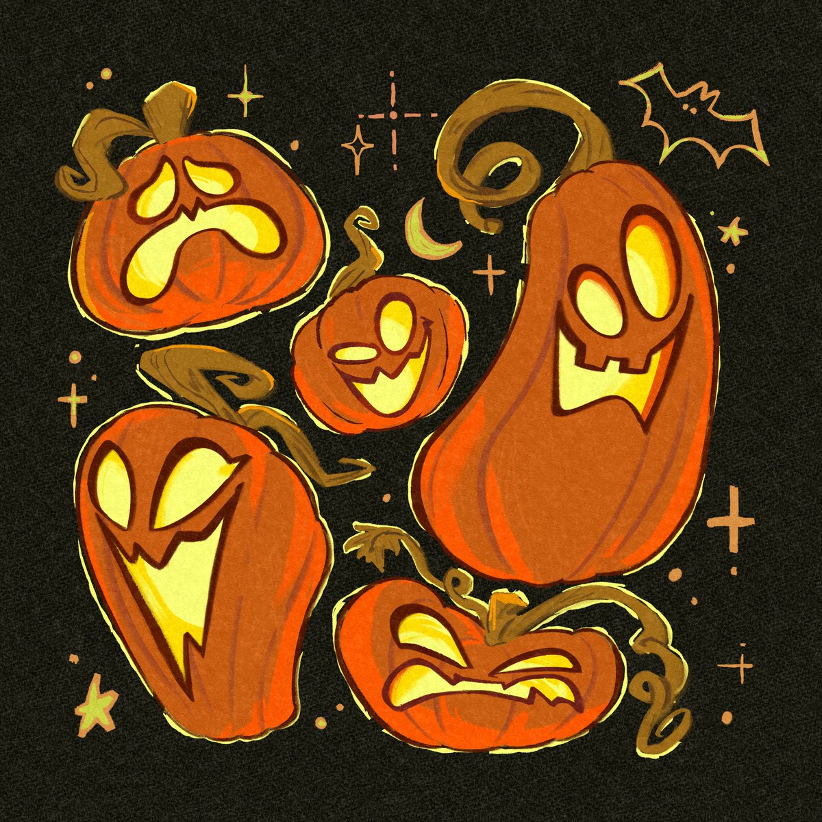 Jaunty pumpkins 🎃