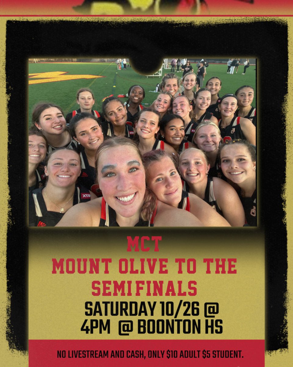 Mount Olive Marauders ADVANCE to the semi-finals!  WOOOHOOOO
Congratulations!

Watch the girls on Saturday, 10/26 @ Boonton HS
4pm start.