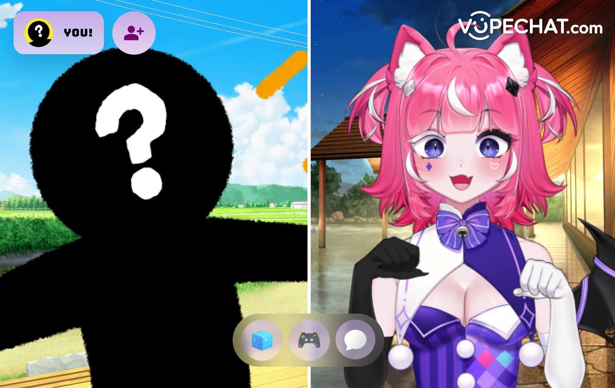 cumilq's tweet photo. VTUBER OMEGLE ?? HELLO ??
im teaming up with @Vupechat! its like vtuber omegle BUT not sus + has fun mini-games you can play while meeting new friends!
JOIN ME TOMORROW!!
๐
Oct 26 3pm PT / 6pm ET
SIGN UP & LETโS COLLAB!! โถ๏ธ https://t.co/uUrJHwaog5
#VupechatPartner https://t.co/CQEjOzOkxv