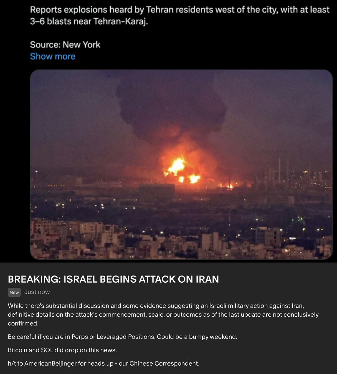 Investanswers's tweet photo. I hope this isn't a case of "Wag the Dog" unfolding... With just ten days until the election, the situation feels uncomfortably close. Let's pray for peace🕊️☮️ #Bitcoin dropping like a stone. https://t.co/MCJBFweRDy