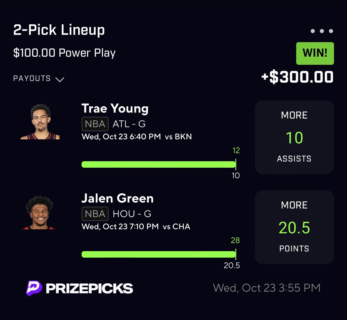 CuzziePicks's tweet photo. BANG ‼️ ✅✅✅✅ 🧹 

Imagine missing out on these slips when you can get ALL our plays FREE  
discord link in bio come join the Cuzzie family 🍀🍀🍀🍀 https://t.co/78hVwuZCuf
