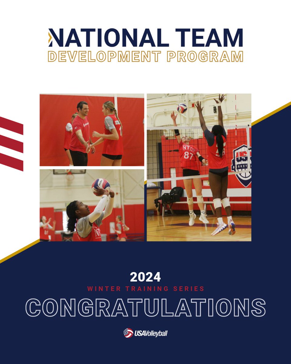 Thank you so much <a href="/usavolleyball/">USA Volleyball</a> for another opportunity to train with amazing coaches and athletes. ❤️💙 I am beyond excited!! GO USA!!! 🇺🇸🇺🇸