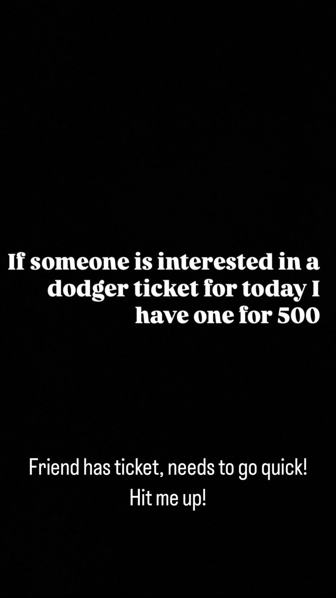 emelgar66's tweet photo. Section 39RS ONE TICKET https://t.co/GYmCtueYKe
