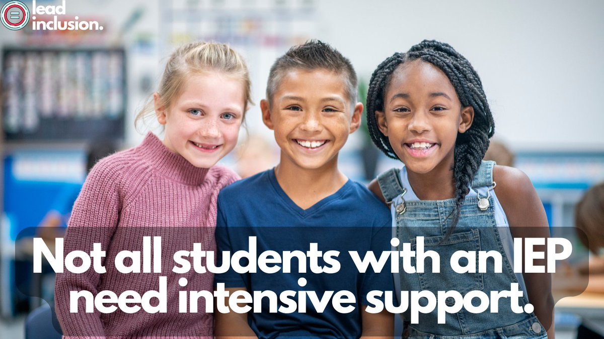 leeannjung's tweet image. 👥 Tier 3 intervention is not #specialeducation. Tier 3 solely implies intensive support. Not every #student who requires intensive support has an #IEP. Not all students with an IEP need intensive support. #LeadInclusion #EdLeaders #Teachers #UDL #TeacherTwitter