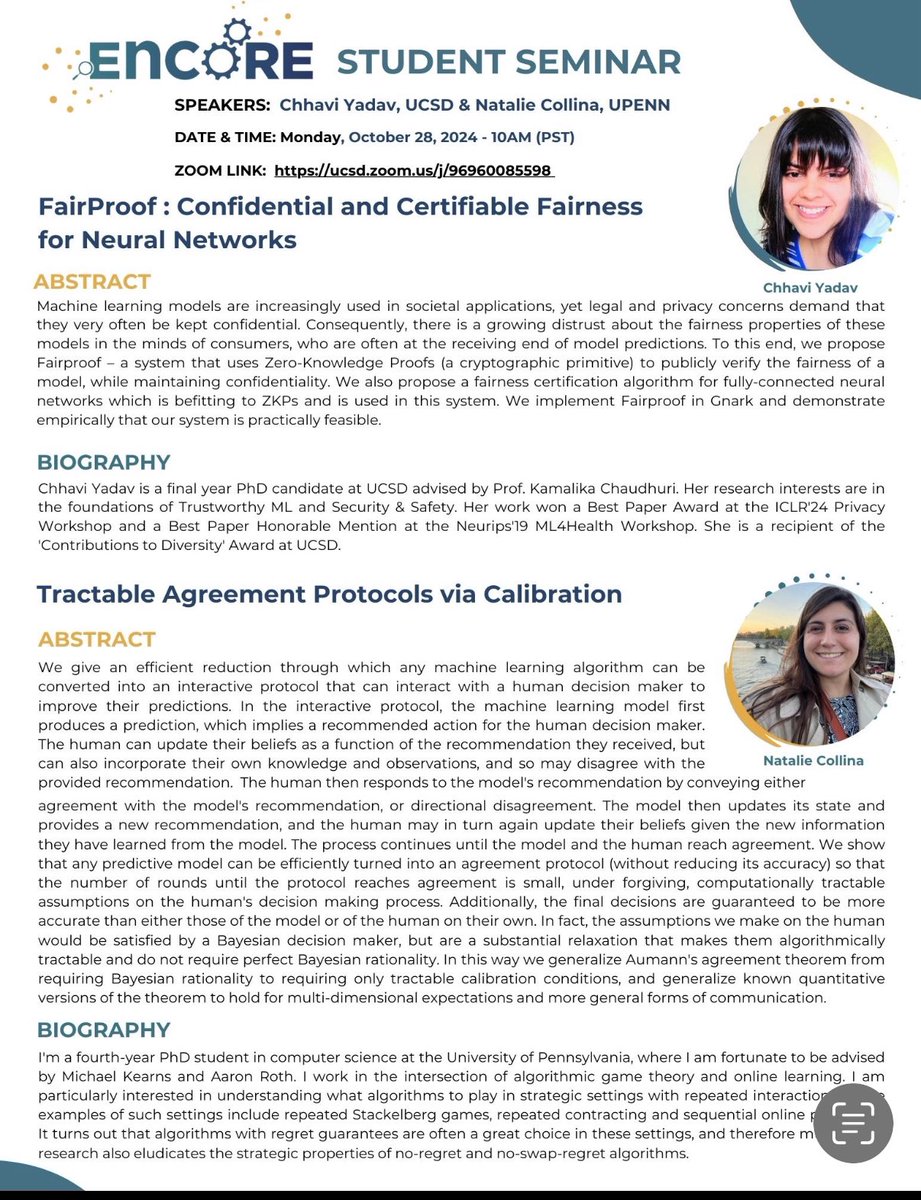 EnCORE Institute tweet media