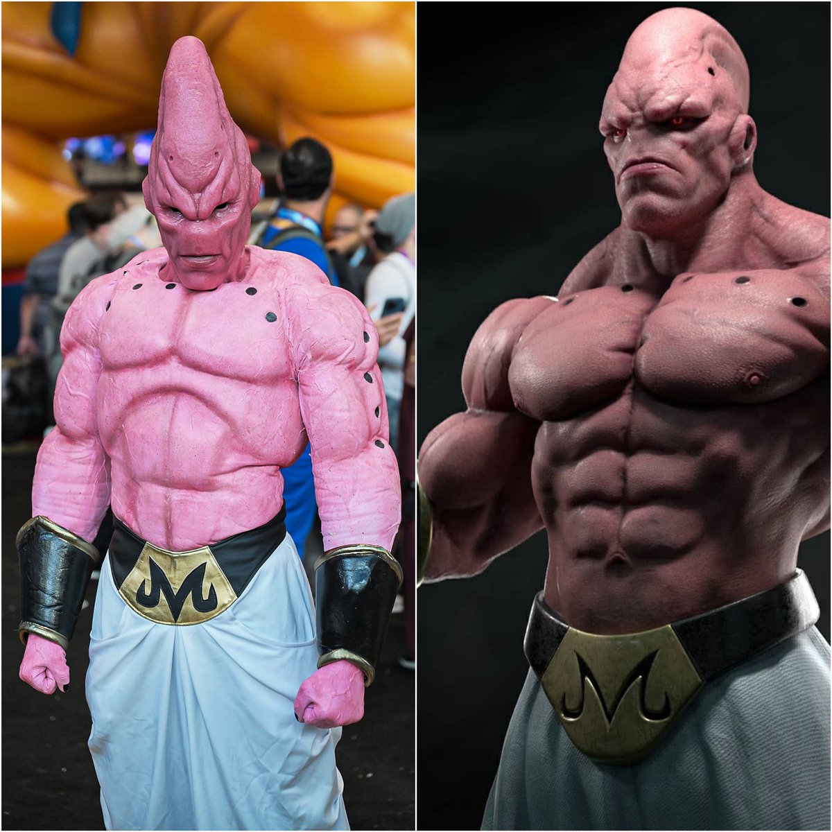 My real life take on Majin Buu cosplay was inspired by <a href="/Oscar3D1996/">Oscar3D1996</a> 
.
Body and Hands by: @da_silvafx (IG)
Pants by: @gngcosplay (IG)

#Majinbuu #superbuu #dragonballz #DBZ #supersaiyan #dragonballdaima