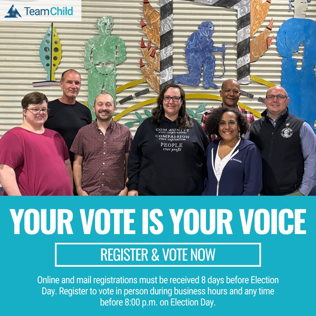 TeamChild's tweet photo. TeamChild staff were thrilled to travel to Green Hill School on October 14th, 17th, and 18th for our JR Voting Registration Event, to support youth in juvenile detention get registered! 🗳️ Let’s make sure everyone’s voice is heard! #GOTV #Election2024 https://t.co/sAtPPkSH5N