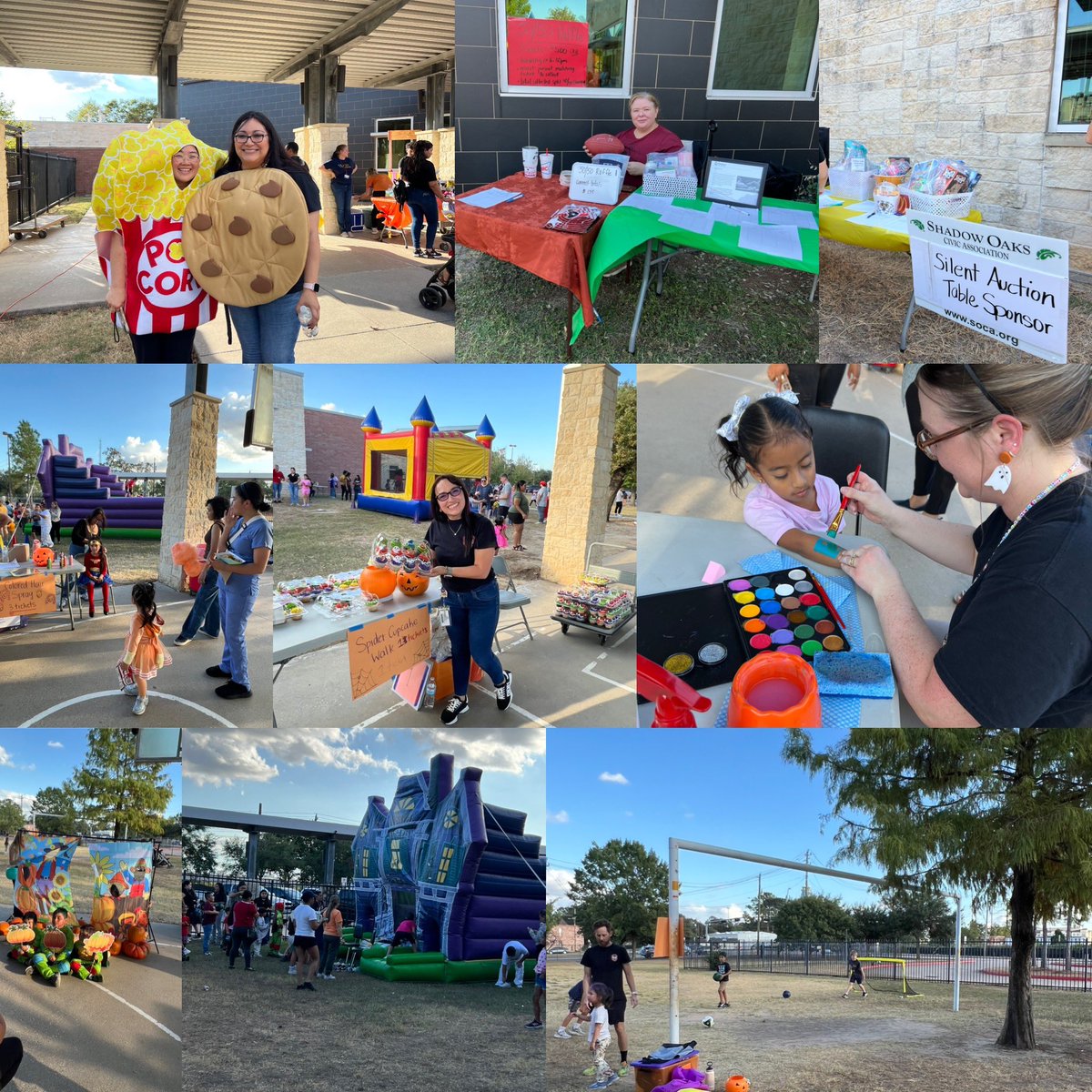 ShadowOaksOwls's tweet photo. Another SOE Fall Festival success! Enjoying an evening with our SOE families and community! Thank you @BrendaStardig Our SOCA support is amazing! @jennifer_blaine @MJenParker @SBISD https://t.co/ooVCt9JHde