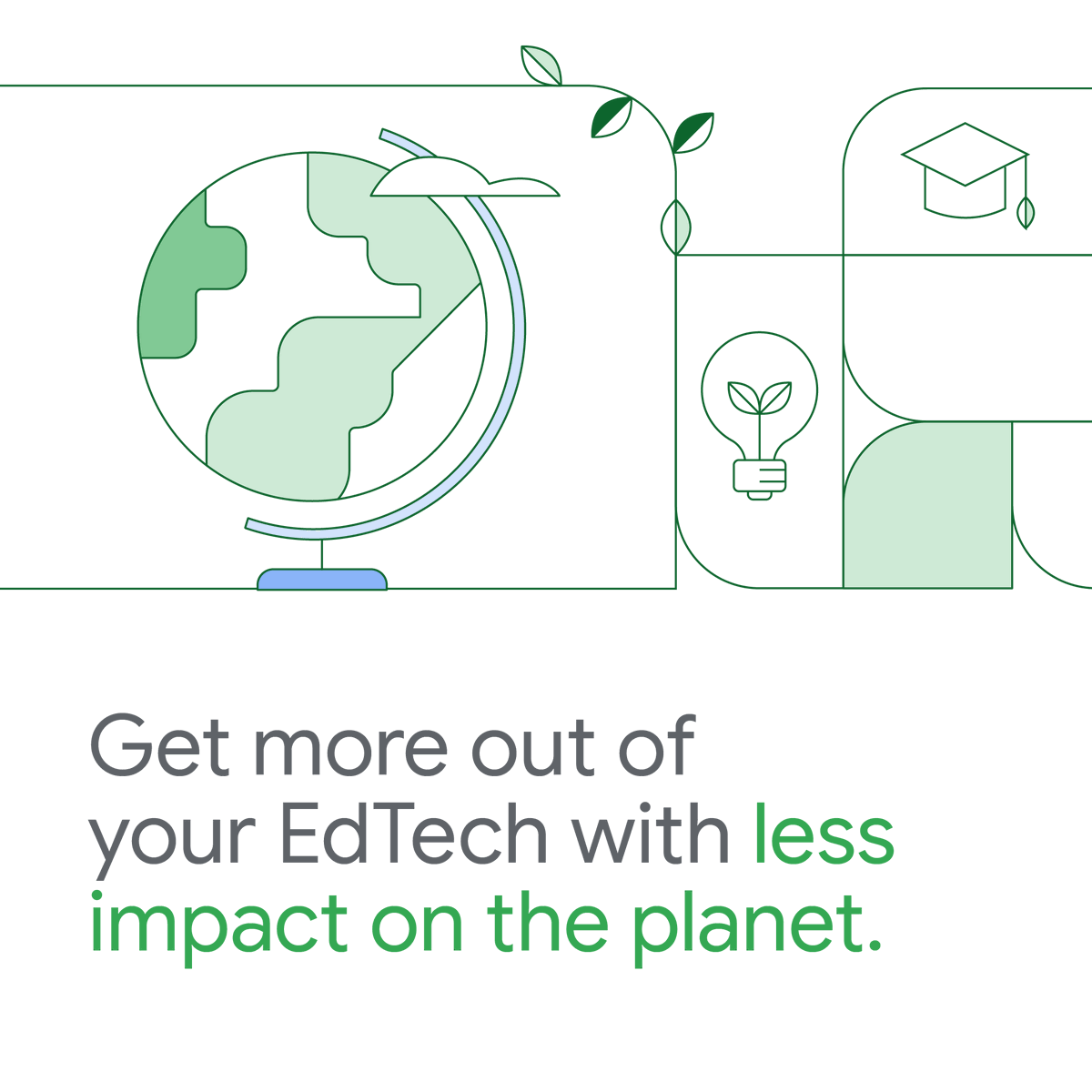 It’s #WorldSustainabilityDay and we all have a part to play. To build a brighter future, we want to help schools become more sustainable. #Chromebooks are built responsibly and made to last so you can focus on learning, and not on landfills. Learn how: goo.gle/49eBCT2