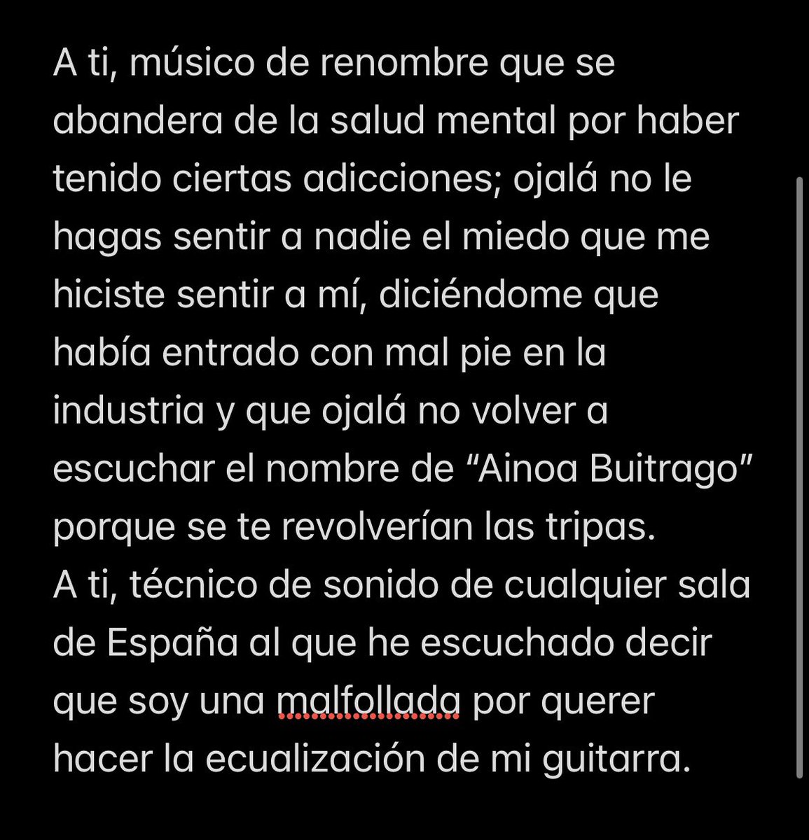 Ainoa Buitrago tweet media