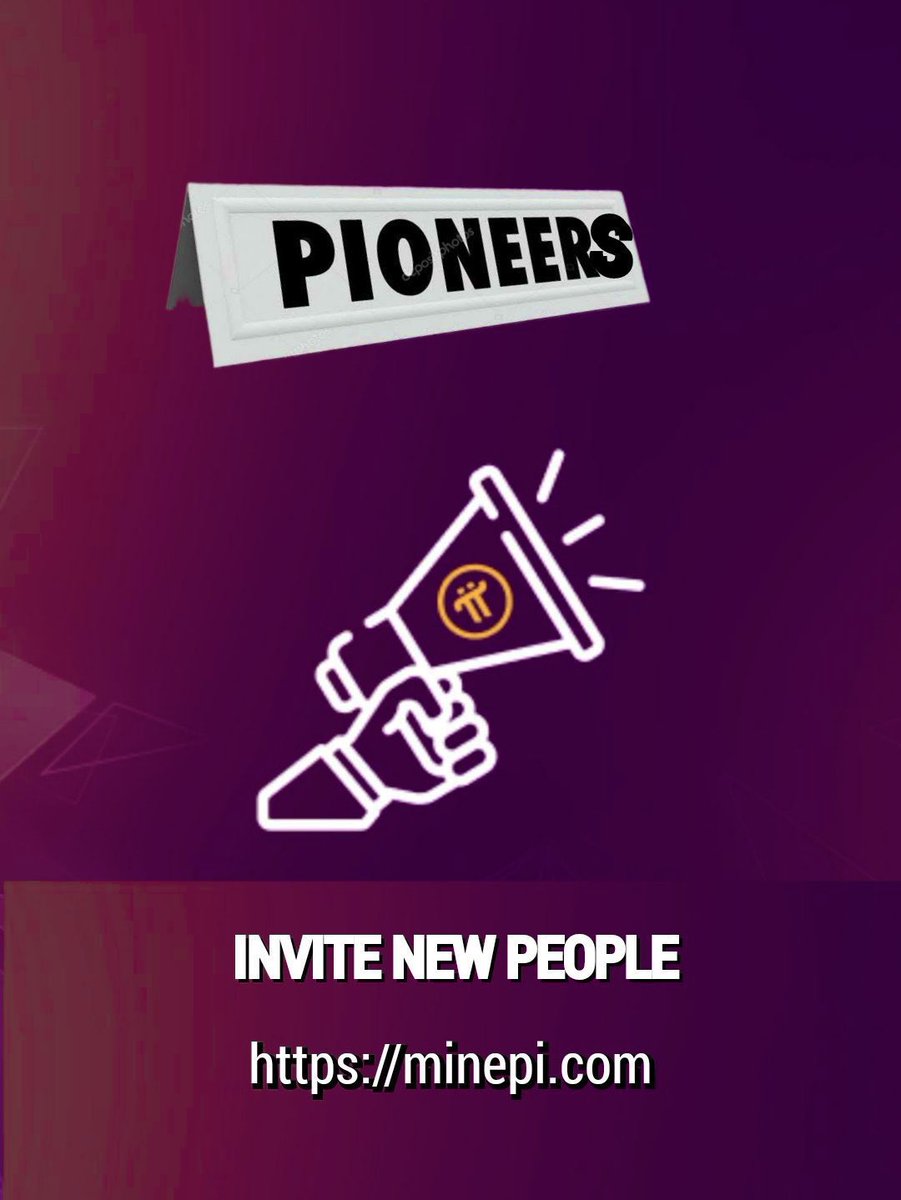 LambertMulamb's tweet image. 👉Pioneers 💜 this is the time to invite your family and friends to join Pi Network💌

Drop your profile username 🔥 
follow : munyeshyakal

@LambertMulamb 

for a quick follow back
Share this post 👈
Retweet 👈 

#OpenMainNet #PiNetwork #pinetworktime #pinetworknews #Pioneers…