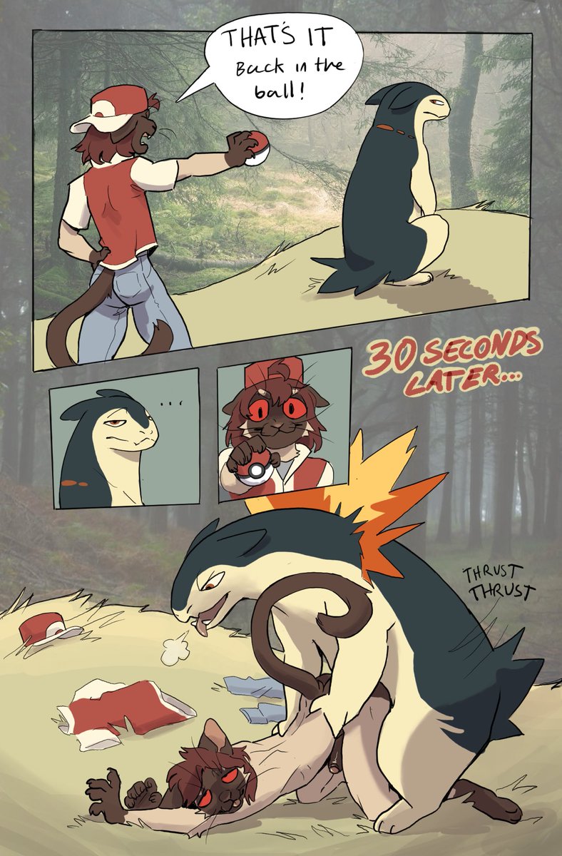 A very timely typhlosion comic for @Stupidcat_b