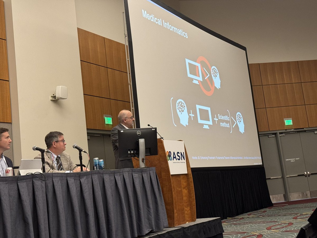 .<a href="/kianoushbk/">Kianoush Kashani</a> presents Dr. Chuck Friedman’s fundamental theorem of biomedical informatics (<a href="/umichDLHS/">LearningHealthSci-UM</a>) at <a href="/ASNKidney/">American Society of Nephrology</a> #KidneyWk2024.