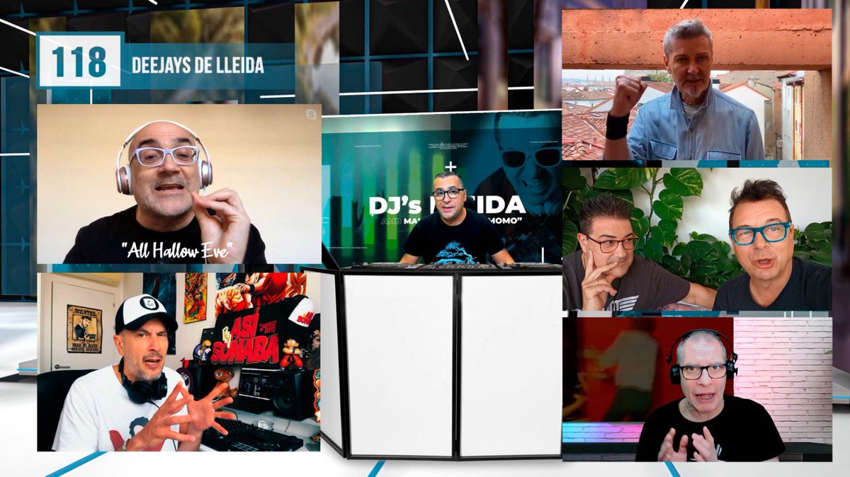 mamomo's tweet image. A les 11.00h estrena a Youtube.
Programa 118 dels Deejays de Lleida amb Fernandisco, Mike Platinas, Toni Peret &amp;amp; Quique Tejada, Jose AM, Abel Almena, JM Sánchez…

youtu.be/N8s6Lu1dMEE?si… #lleida @LleidaTV