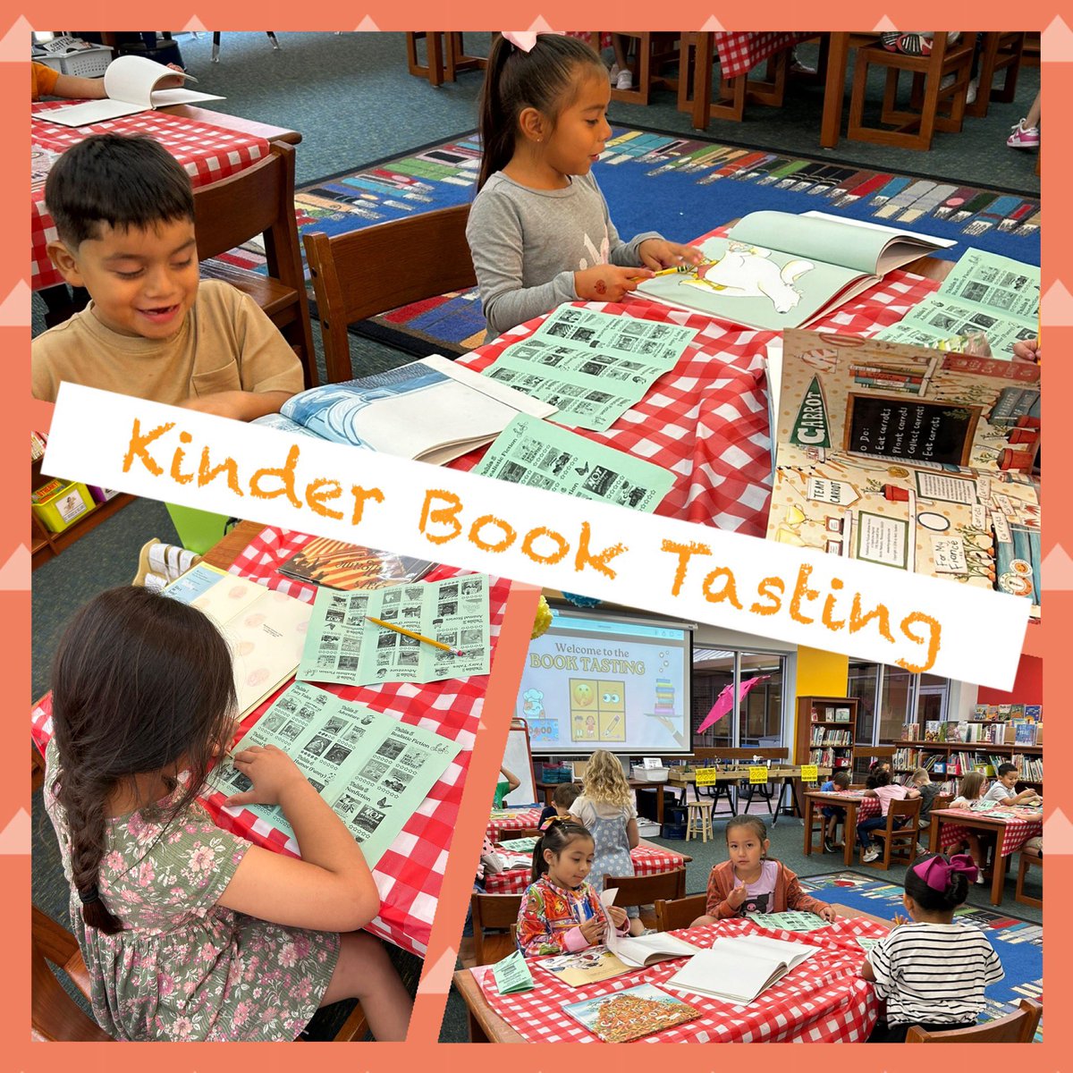Our littlest <a href="/BluebonnetLions/">Bluebonnet Elementary School</a> spent their library time this week discovering their literary interests with a #booktasting 🧑‍🍳 📚 Their excitement for reading is contagious! #ExpeditionExcellence