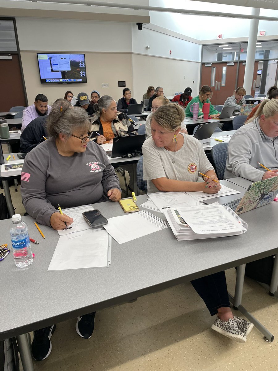 Our PSRC 8th grade Math 1 teachers were busy planning and collaborating during today’s  session. Can’t wait to see them in action next week!!