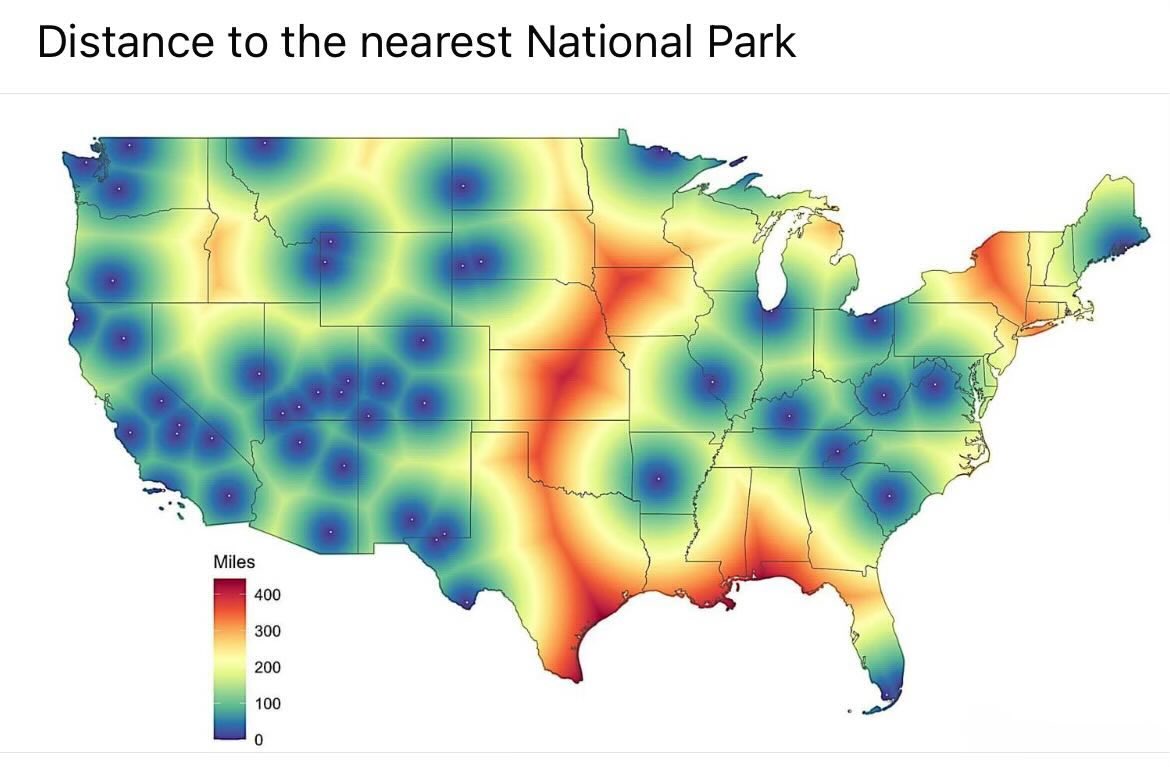 Wow this is sad, I’ve never lived near a national park