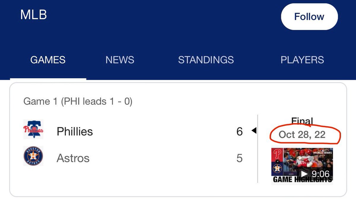 MLB: Why don’t people under 70 like our sport??

ALSO MLB: Let’s wait five days to have Game 1 of the World Series on one of the biggest party nights of the year.