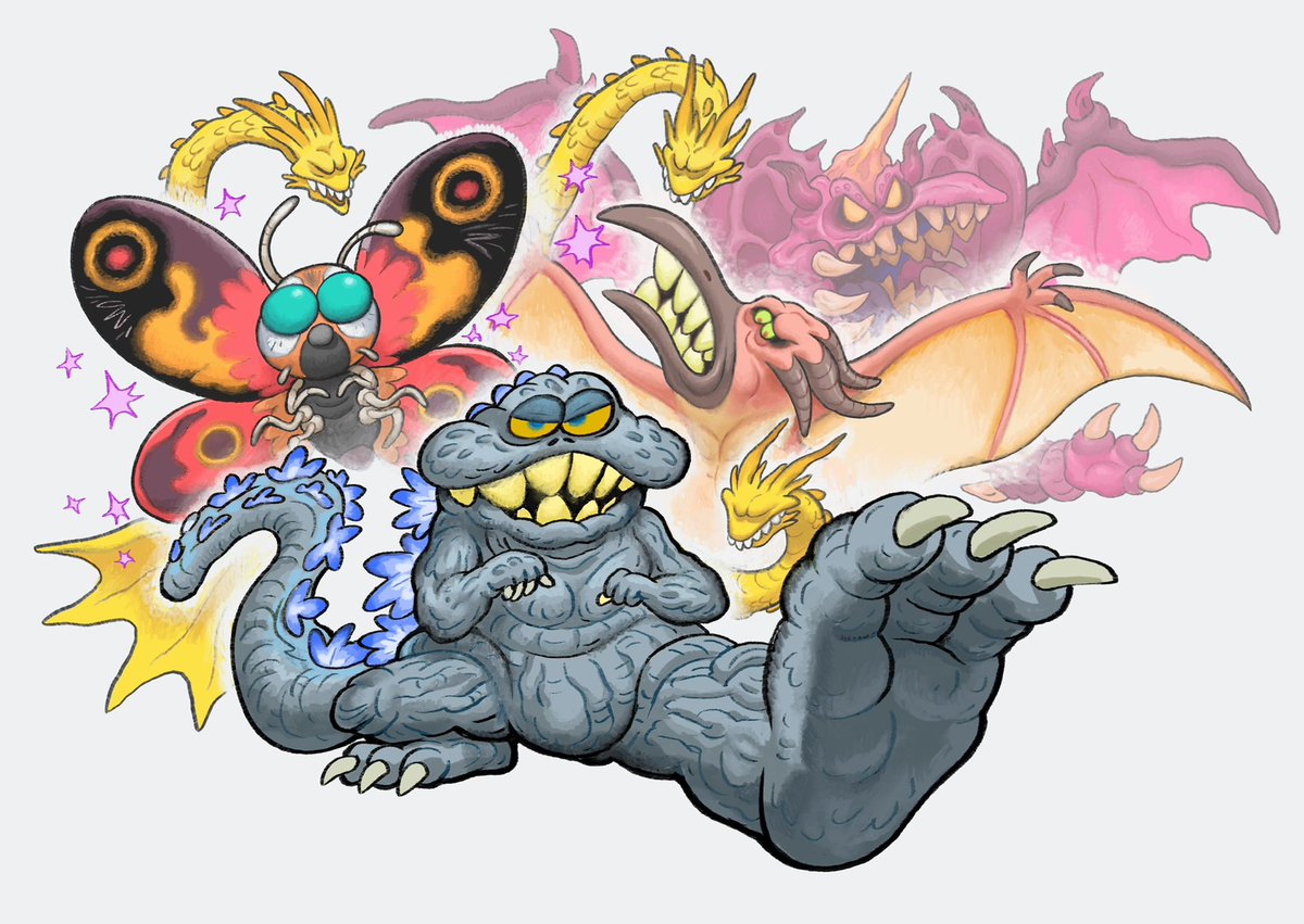 Jnoel150's tweet image. Godziller