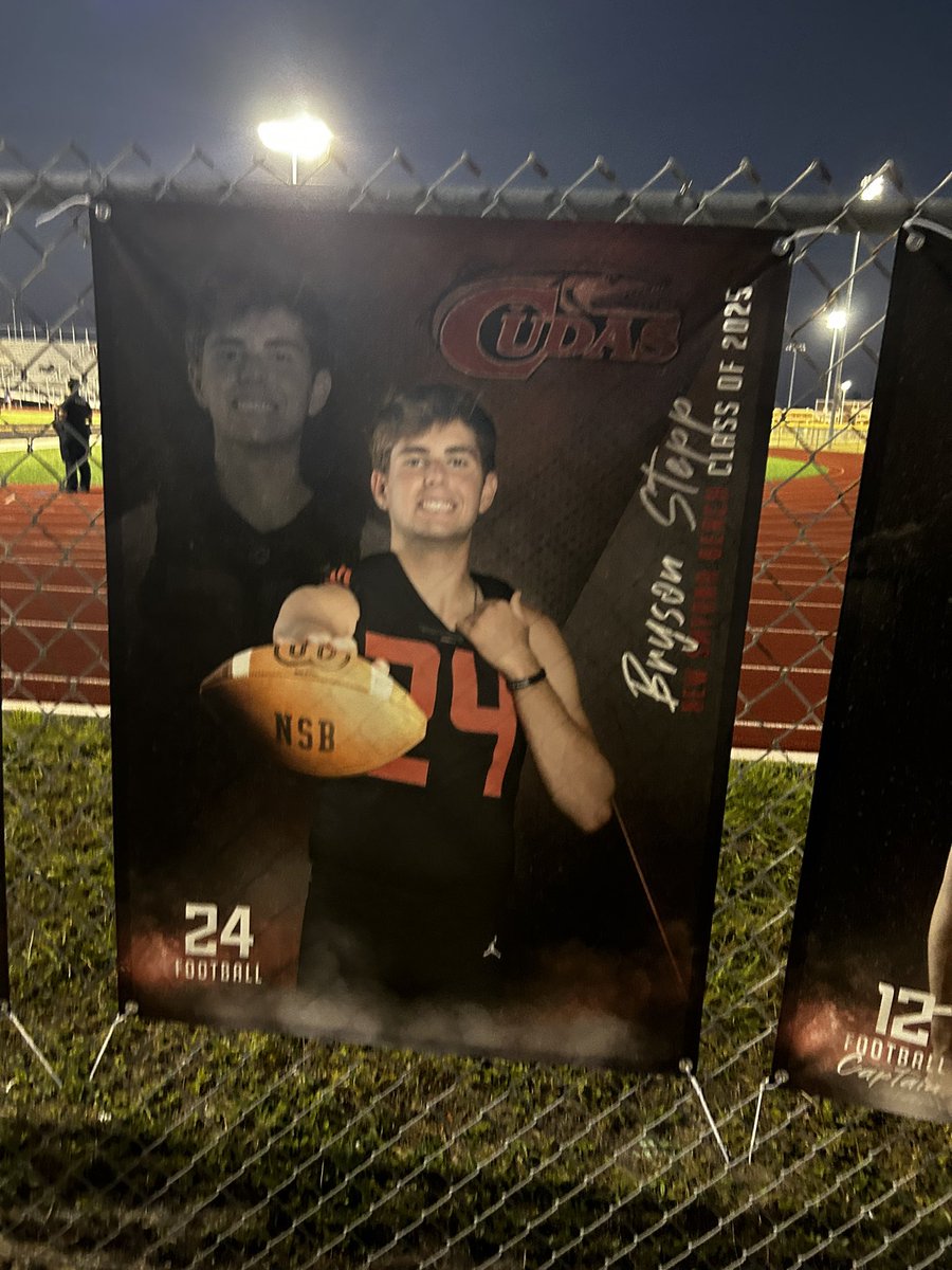 Watching Snapper <a href="/BrysonStepp/">Bryson Stepp 4.5 ⭐️ (‘25)</a> play Tonight in New Smyrna Beach, FL!! Go CUDAS!!

<a href="/4thDownU/">4th Down University™️</a> 
<a href="/EASnapping/">Enzo Anthony</a> 
#FentressKicking