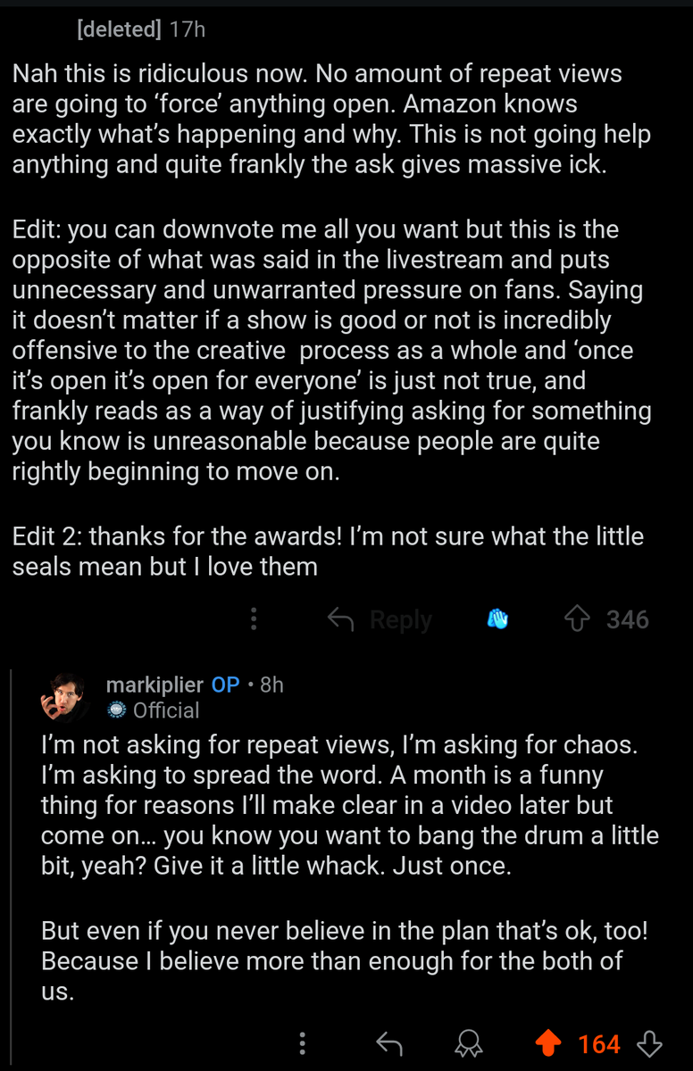 marklesparklez's tweet photo. "give no fucks, take no shit" markiplier is what im living for https://t.co/azFTHbDvKo