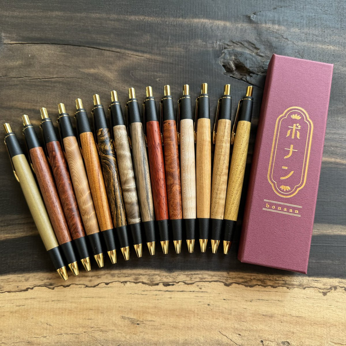ボナン｜木軸ペンの店 on X