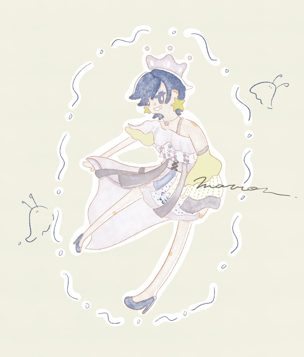 who_no_image's tweet photo. 【Work】

CLIPCLIP 咲村良子さん
生誕祭イラストを描かせていただきました🌟
ご本人の素敵な笑顔を表現できました✨

咲村良子さんお誕生日おめでとうございます🎊

#有償依頼 https://t.co/E9EFDeYw6h