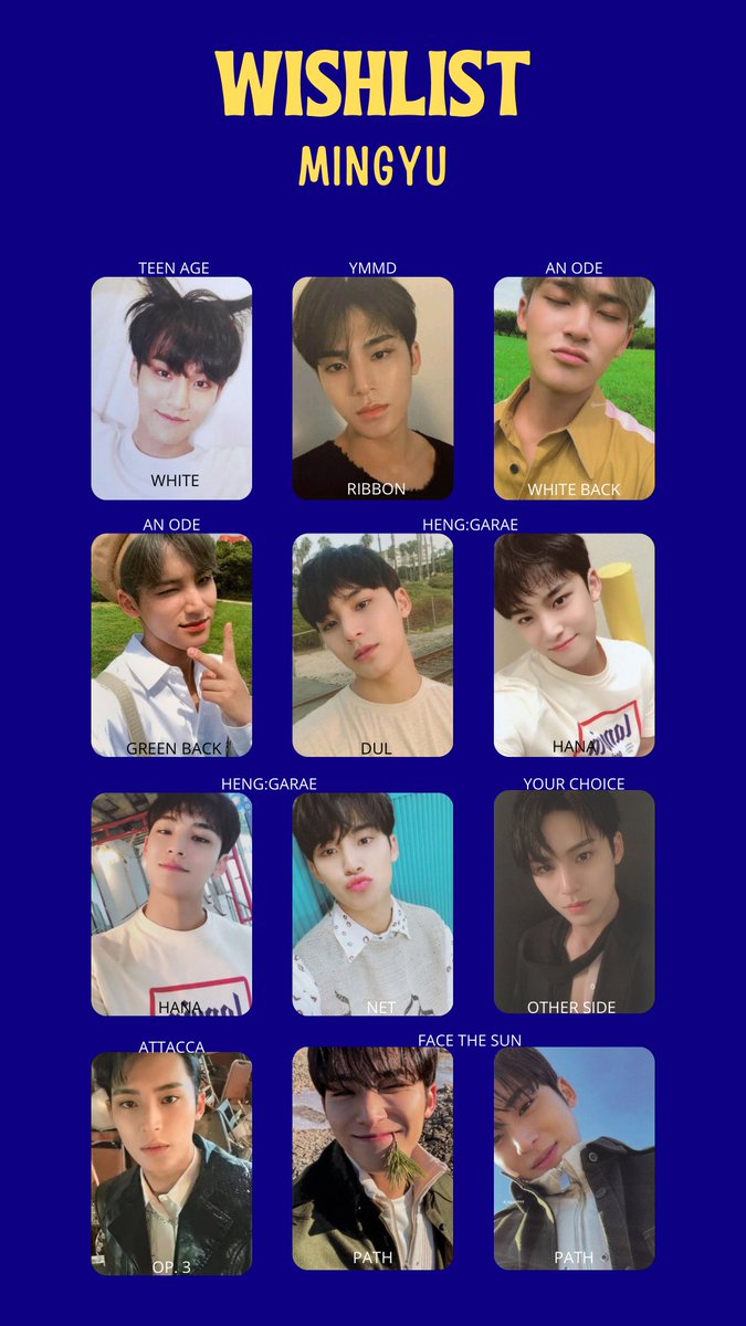 _caoli_'s tweet image. WISHLIST