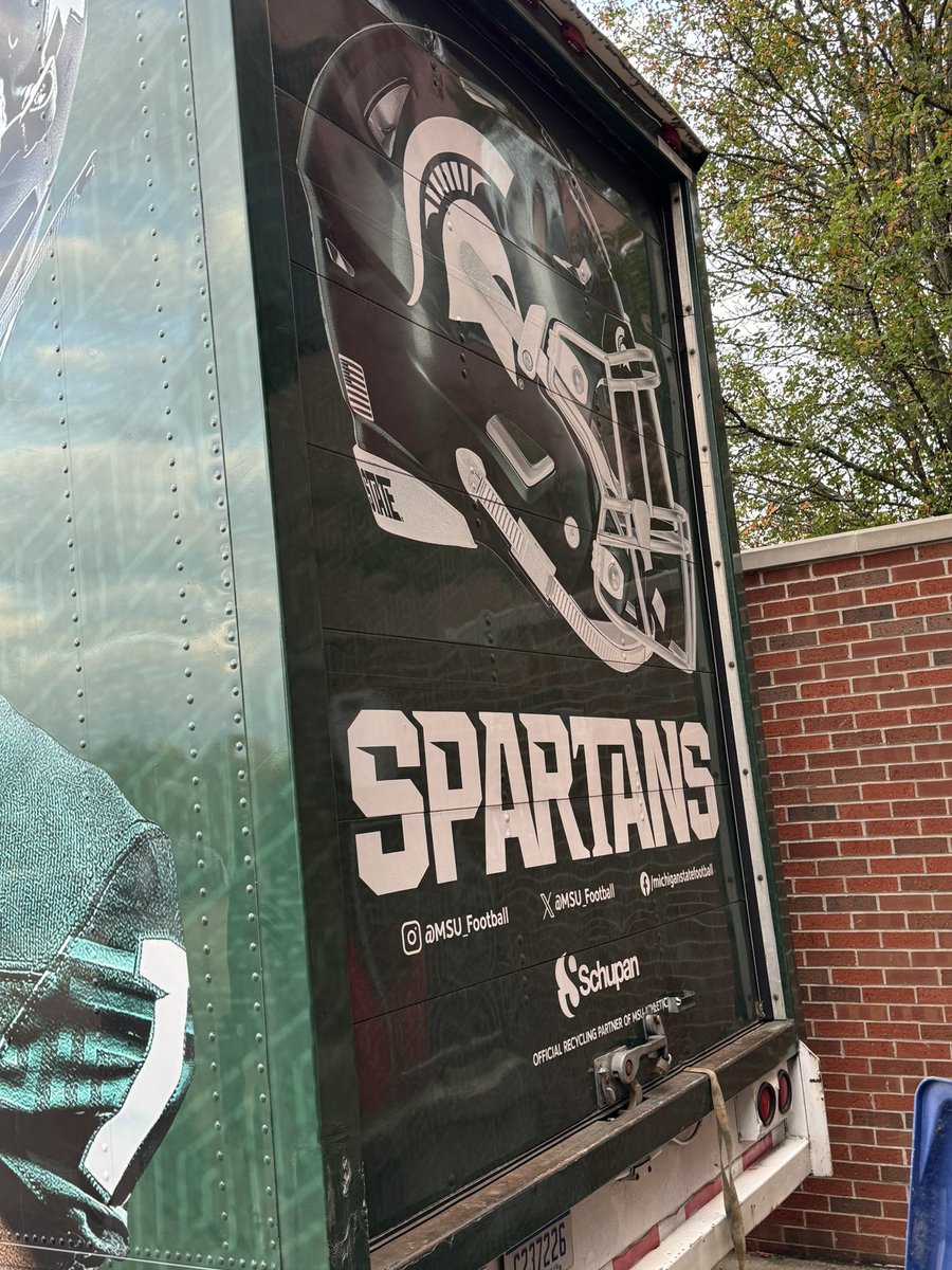 NCAA FOOTBALL TRUCKS (@ncaafballtrucks) on Twitter photo The <a href="/MSU_Football/">Michigan State Football</a> / <a href="/SpartanFB_eq/">MSU Football EQ</a> #NCAAtruck has arrived at the Big House. Ready for state bragging rights tomorrow! The <a href="/MSU_Football/">Michigan State Football</a> / <a href="/SpartanFB_eq/">MSU Football EQ</a> #NCAAtruck has arrived at the Big House. Ready for state bragging rights tomorrow!
