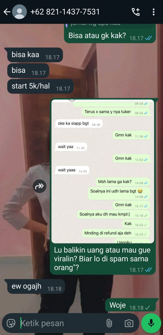 strawberryjoki's tweet image. Hai guys hati-hati sama penjoki nakal ini yaa, soalnya aku ditipu tapi akunnya masih suka retweet jokian orang takutnya ada korban lagi selain aku. Itu juga aku dapet chat pake nomer lain malah balasannya gitu 😂😂
#jokitugas #zonauang