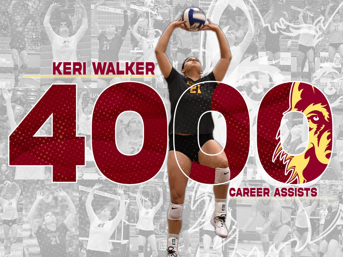 #GoWolves (@wolvesathletics) on Twitter photo Welcome to the 4000 club Keri Walker!!
She is just the 3rd Wolf in <a href="/nsuwolves_vb/">NSU Volleyball</a> history to pass the 4000 assist milestone!!
#GoWolves🐺 | #maroonNgold🐾 Welcome to the 4000 club Keri Walker!!
She is just the 3rd Wolf in <a href="/nsuwolves_vb/">NSU Volleyball</a> history to pass the 4000 assist milestone!!
#GoWolves🐺 | #maroonNgold🐾