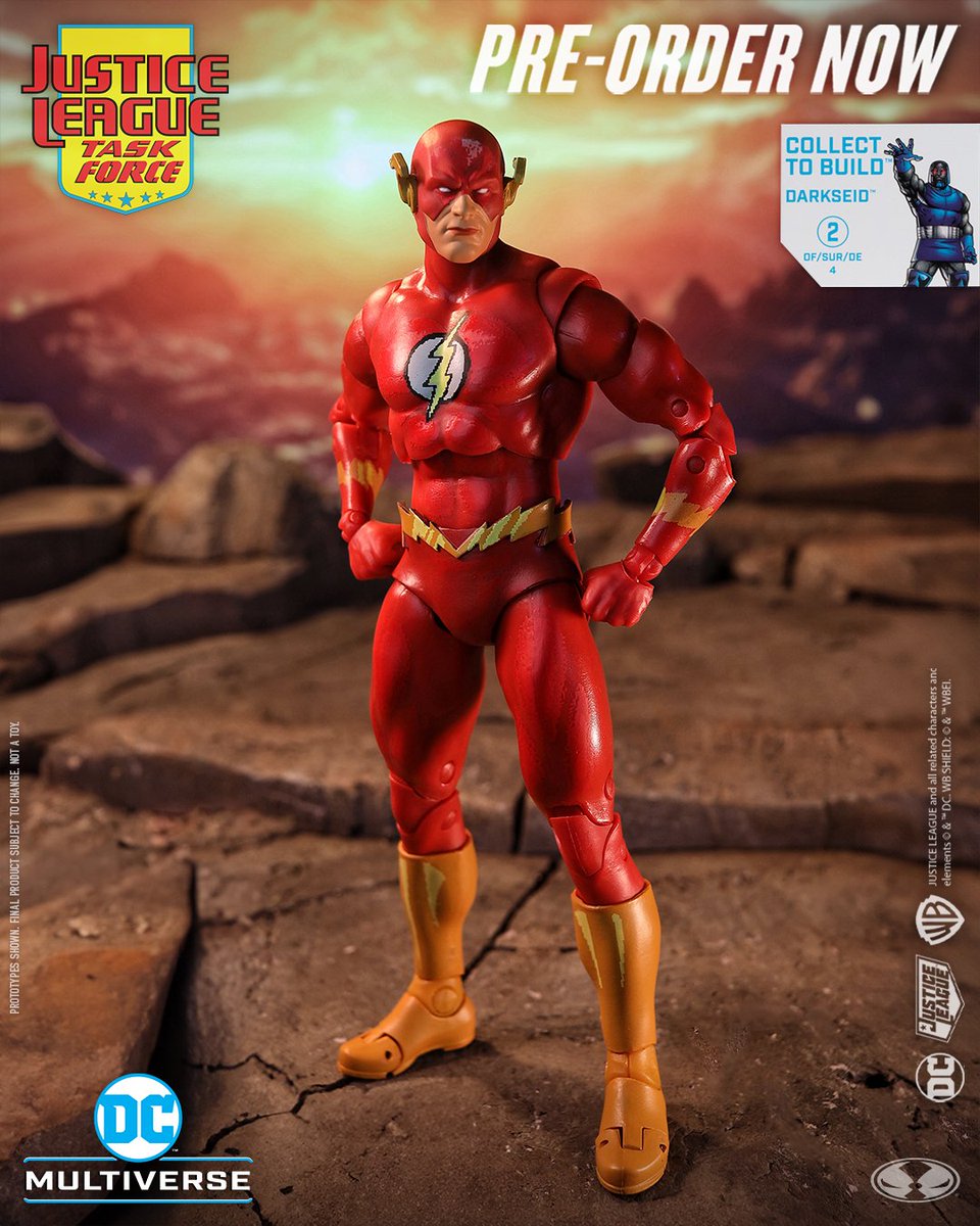 FlashLegacyBR's tweet photo. A McFarlane Toys divulgou um novo vislumbre oficial da nova figure do Flash da coleção “Justice League: TaskForce”
#JusticeLeagueTaskForce se trata de um jogo de Super Nintendo.
Na coleção temos 4 figures que juntos formam uma figure do Darkseid. https://t.co/QPzRkkrRpA