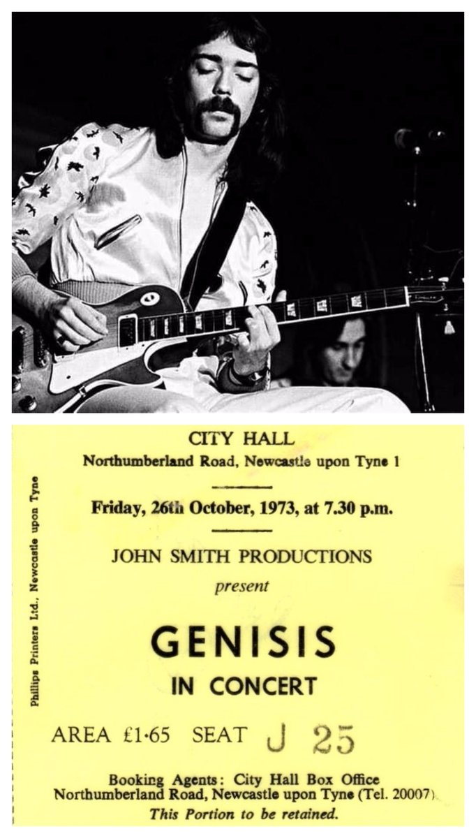 1/2) October 26, 1973. City Hall, Newcastle. Steve <a href="/HackettOfficial/">Steve Hackett</a> concentrated during the penultimate date of the British tour at the City Hall in Newcastle (Photos by Ian Dickson) <a href="/Celosia2/">Kristi K 🪴🌲🌼💚</a> <a href="/JudithR1/">Nothing else matters 🌼</a> <a href="/sandiekins/">Sandie 🦋</a> <a href="/MaureenOToole3/">Maureen O'Toole</a> <a href="/PompeyHutch/">Sarah⭐🕯️The Crazy Prog-loving Goat🐐</a> <a href="/annehainestyrer/">Anne T with LC (Long Covid)</a> @Chrised90751298