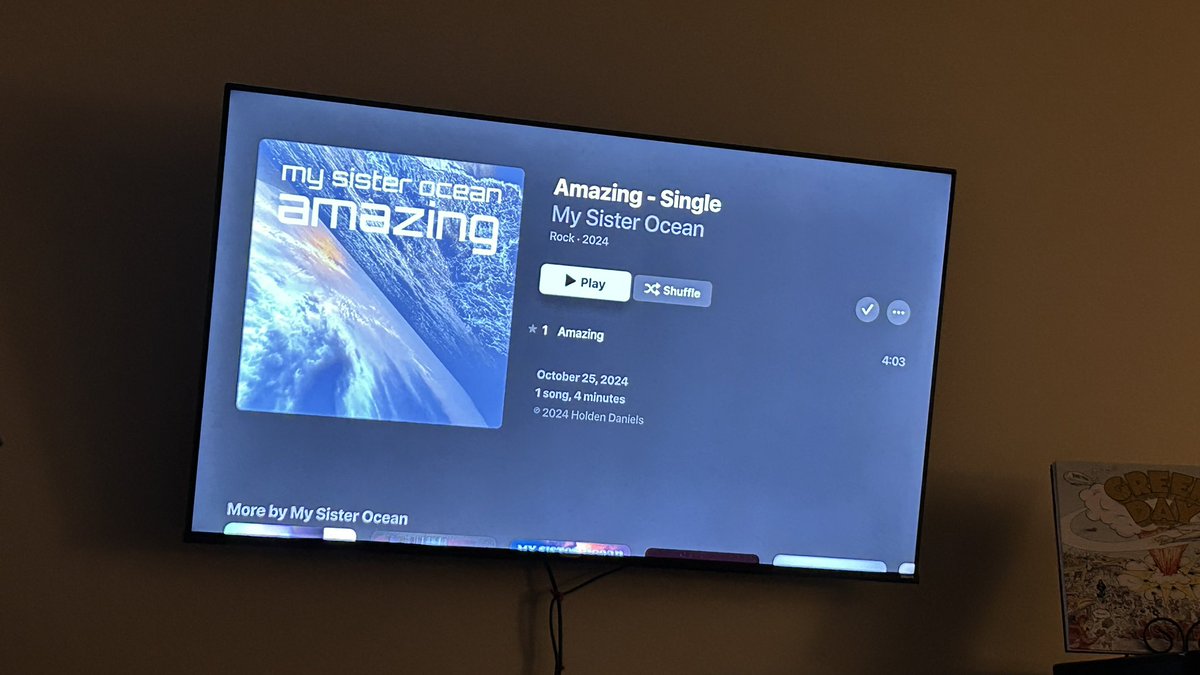mysisterocean's tweet photo. It’s out. New single. Amazing. Check it out!! https://t.co/QM7QJZdTSR