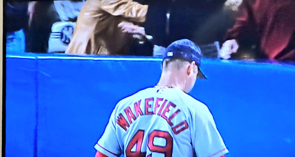 billsperos's tweet photo. Game 7 of the 2003 ALCS was the last great moment of @RedSox despair. It will never feel that bad ever again. Ever.
#TheComeBack
#RIPTimWakefield https://t.co/wRnP7gWA6E