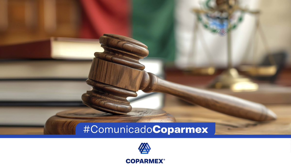 Coparmex's tweet photo. 🔵 Desde #Coparmex advertimos los riesgos de la reciente reforma de amparo, aprobada en el @senadomexicano, que elimina el derecho de impugnar reformas constitucionales. Esto debilita la seguridad jurídica y rompe la protección histórica de los derechos ciudadanos en México. ¡Hacemos un llamado urgente para defender el Estado de Derecho! ⚖️🇲🇽

📄🔍 Conoce más sobre esta reforma y su impacto en nuestro #ComunicadoCoparmex 👇
https://t.co/YZIW6QdAHx