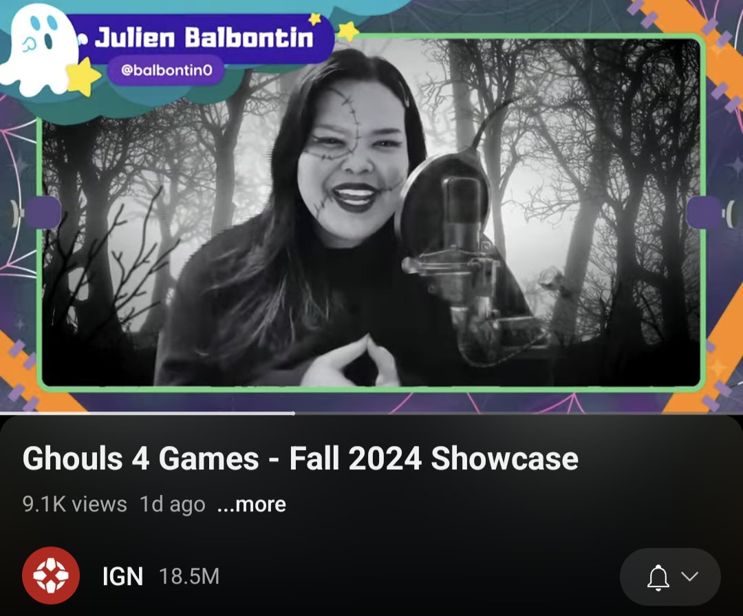 julien IS ON BLUESKY❤️🔥 (@balbontin0) on Twitter photo look ma i'm on ign again!! i found a mic in the haunted woods
thank you <a href="/Dames4Games/">Dames4Games</a> for the opportunity to host and congratulations on another successful showcase! i love our small and mighty team. 🎃 look ma i'm on ign again!! i found a mic in the haunted woods
thank you <a href="/Dames4Games/">Dames4Games</a> for the opportunity to host and congratulations on another successful showcase! i love our small and mighty team. 🎃