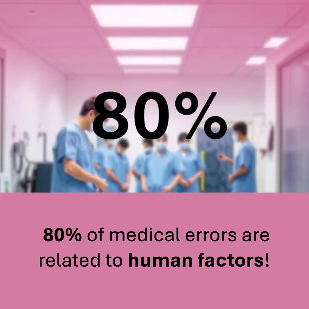 UnitySkills's tweet image. 🧠 Did you know? 80% of medical errors are related to human factors like communication, decision-making, and teamwork. Investing in human factors training can reduce risks and improve patient outcomes! #UnitySkills #PatientSafety #HumanFactors