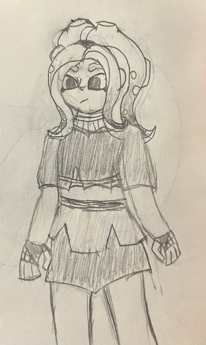 JenAnimates's tweet image. #splatober2024
Thanks to my friend @OctozenX for letting me doodle their character and grandefest outfit, had a lot of fun with this one :D
Day 25: Grandfest fit