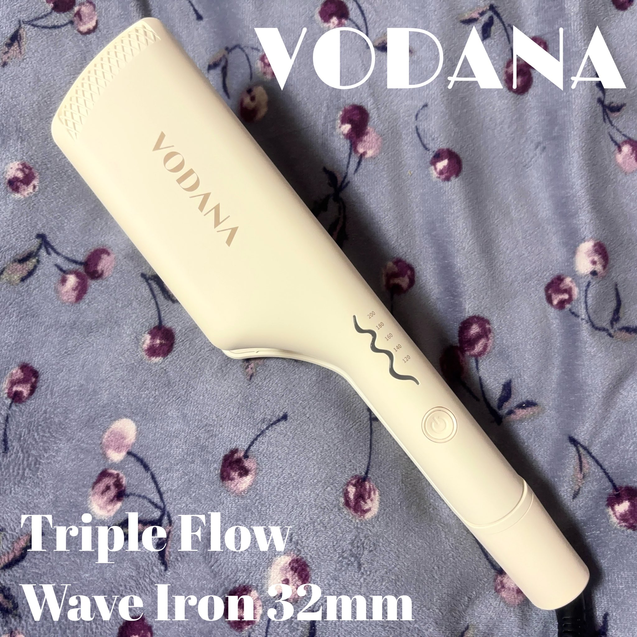 VODANA 暑かっ トリプルフローヘアアイロン 32mm